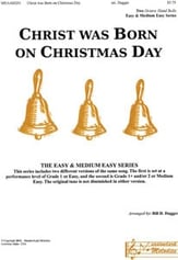 Christ Was Born on Christmas Day Handbell sheet music cover